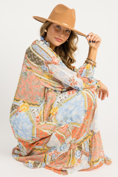 Patchwork Midi, Bel Air Rose