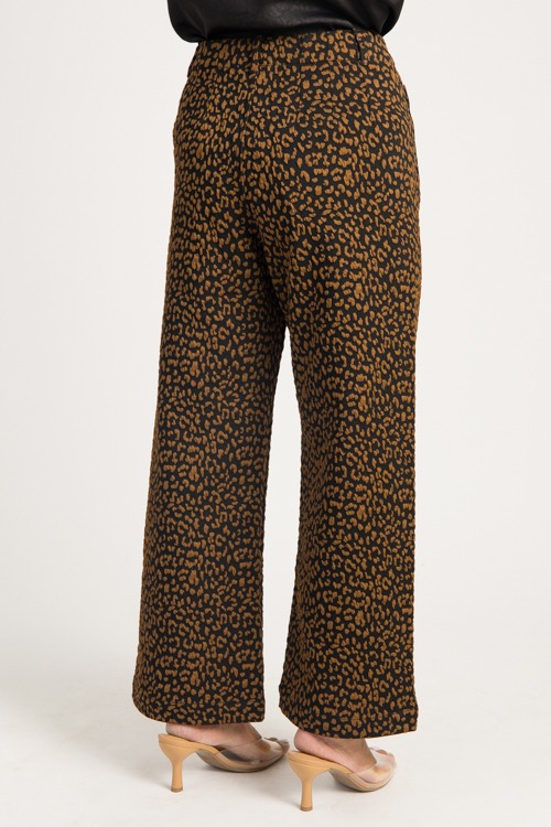 Textured Leopard Pants, Brown - 0821-6.jpg