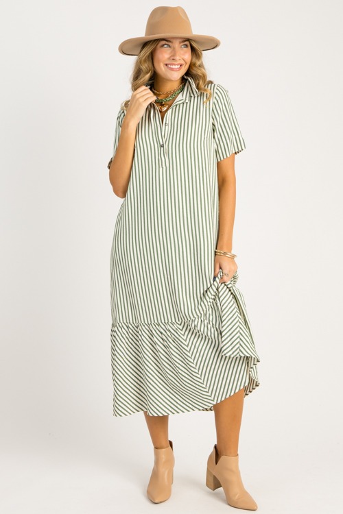 Presley Stripe Maxi, Pine