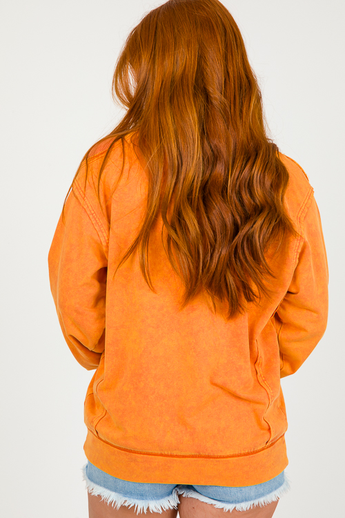 Thermal Contrast Pullover, Orange