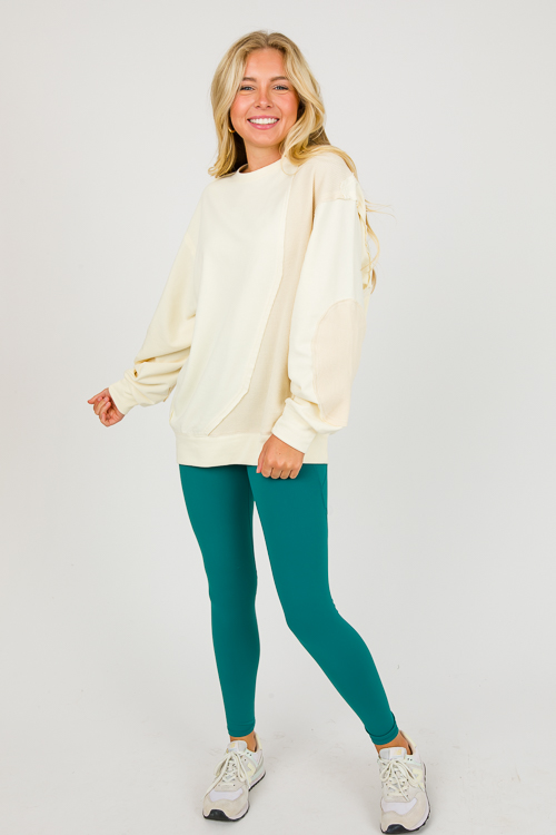 Essential Pocket Leggings, Blue Palm