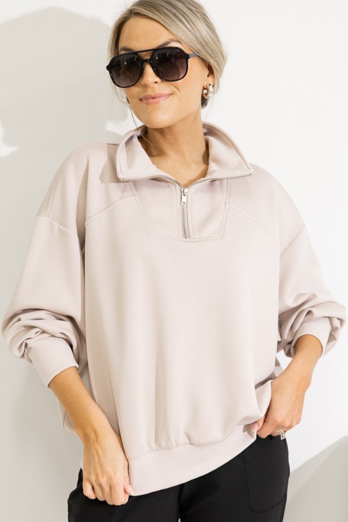 Quarter Zip Pullover, Taupe - 0822-116.jpg
