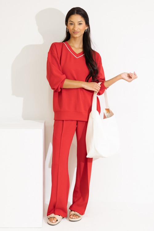 Pintuck Modal Pants, True Red - 0822-171.jpg