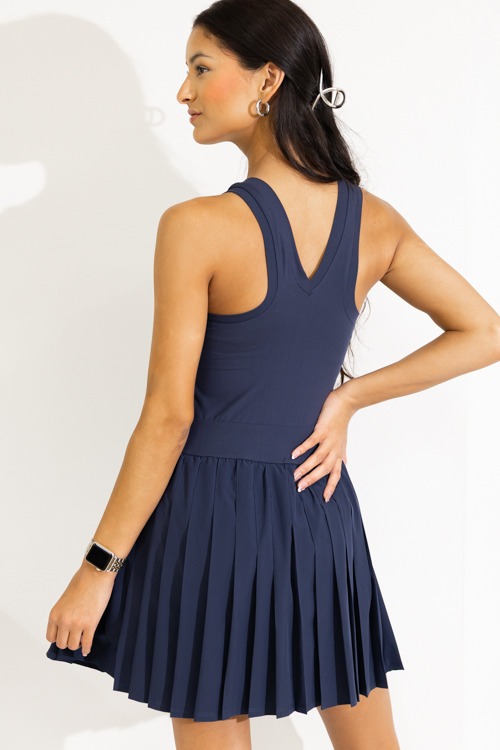 Court Crush Tennis Dress, Navy