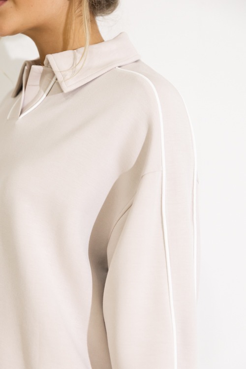 Piping Collared Pullover, Mocha - 0822-285h.jpg