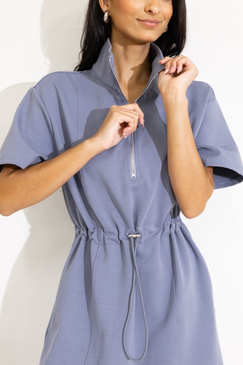 Scuba Draw Waist Dress, Dusty Blue - 0822-3.jpg