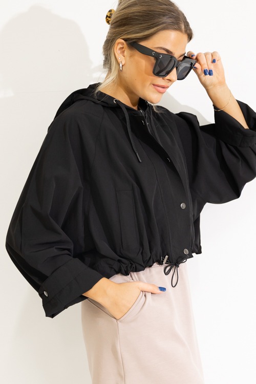 Modern Style Windbreaker, Black - 0822-307.jpg