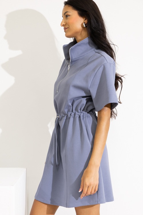 Scuba Draw Waist Dress, Dusty Blue - 0822-7.jpg