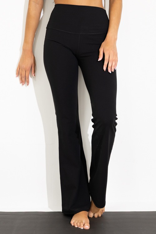 Yummy Flare Yoga Pants, Black - 0822-71.jpg