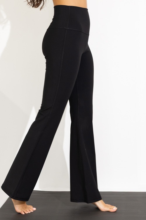 Yummy Flare Yoga Pants, Black - 0822-72.jpg