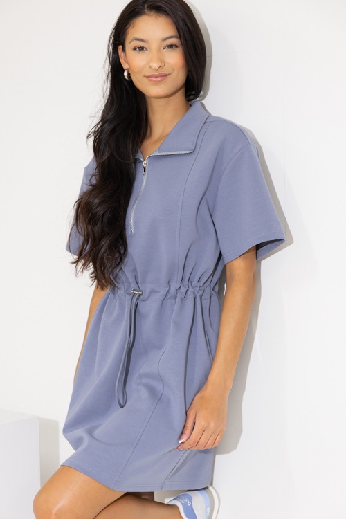 Scuba Draw Waist Dress, Dusty Blue - 0822-8.jpg