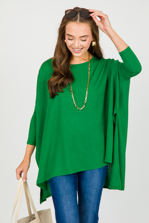 Spencer Knit Tunic, Green