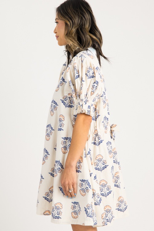 Vintage Floral Tie Back Dress - 0825-15.jpg