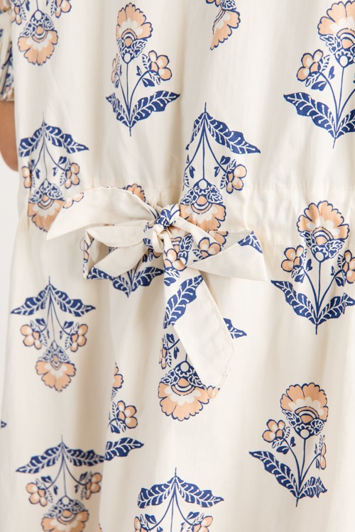 Vintage Floral Tie Back Dress - 0825-17.jpg