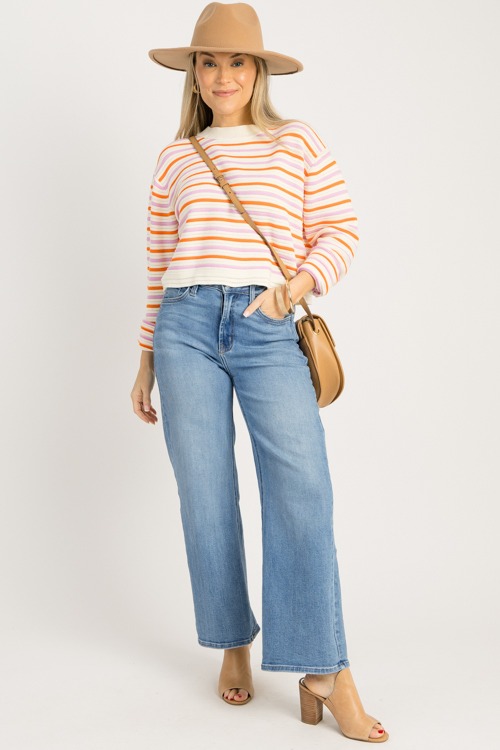 Mixed Stripe Sweater, Cream/Pink - 0825-54.jpg