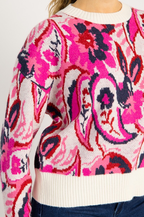 Floral Paisley Sweater, Cream/P - 0825-61h.jpg