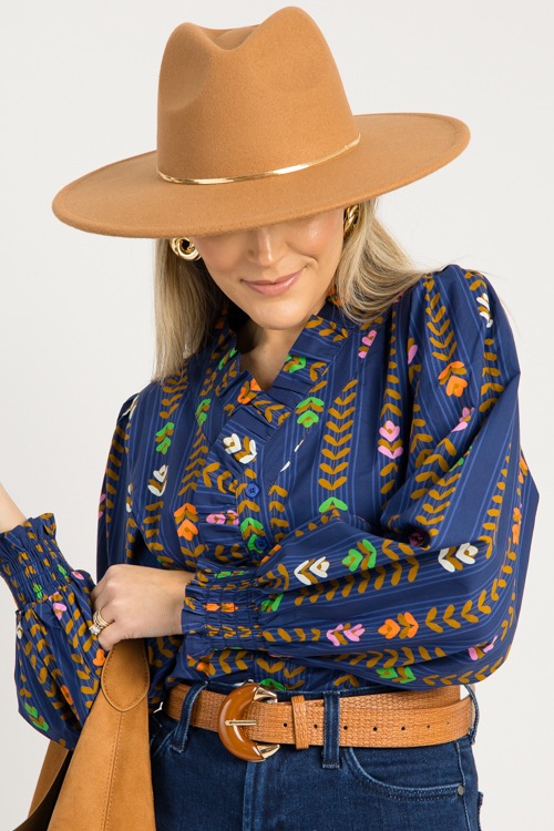 Vine Line Button Blouse, Midnig - 0825-75p.jpg