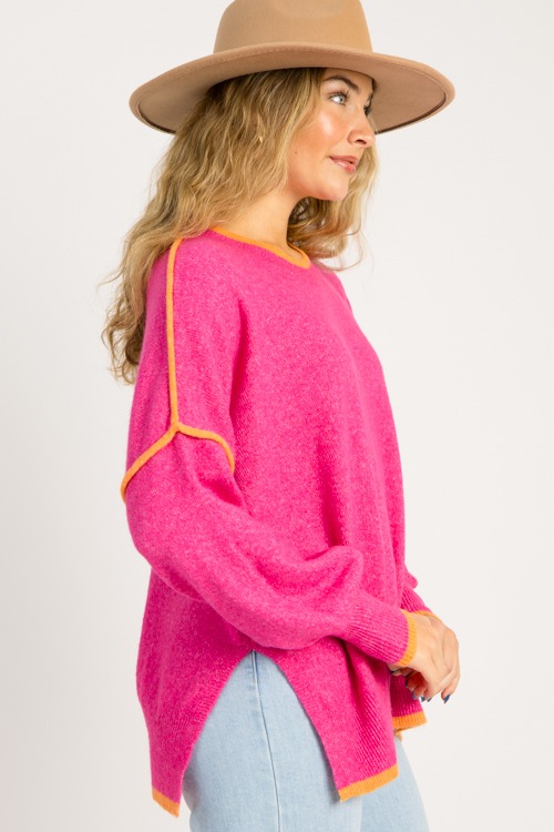 Piping Hot Sweater, Hot Pink - 0825-94.jpg