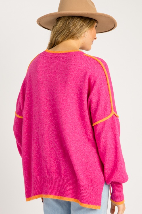 Piping Hot Sweater, Hot Pink - 0825-95.jpg