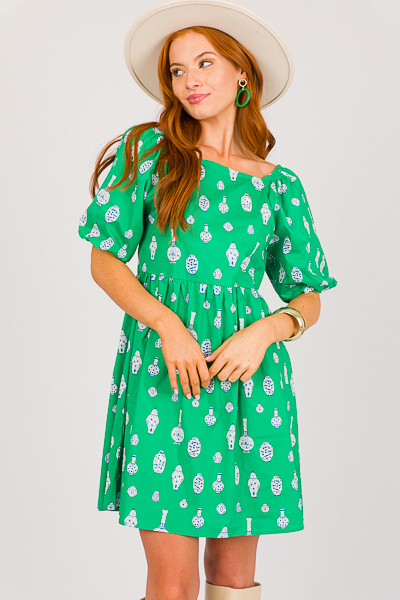 Iris Dress, Ginger Jars