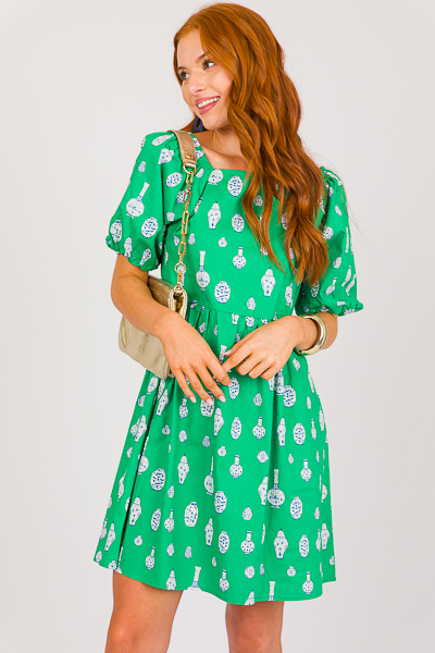 Iris Dress, Ginger Jars