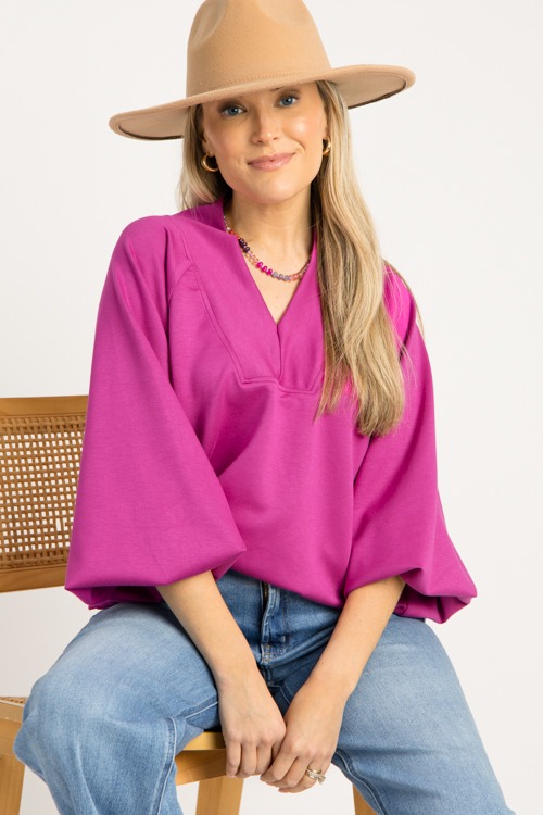 Jane V-Neck Pullover, Magenta - 08270_306- (1)-Edit.jpg