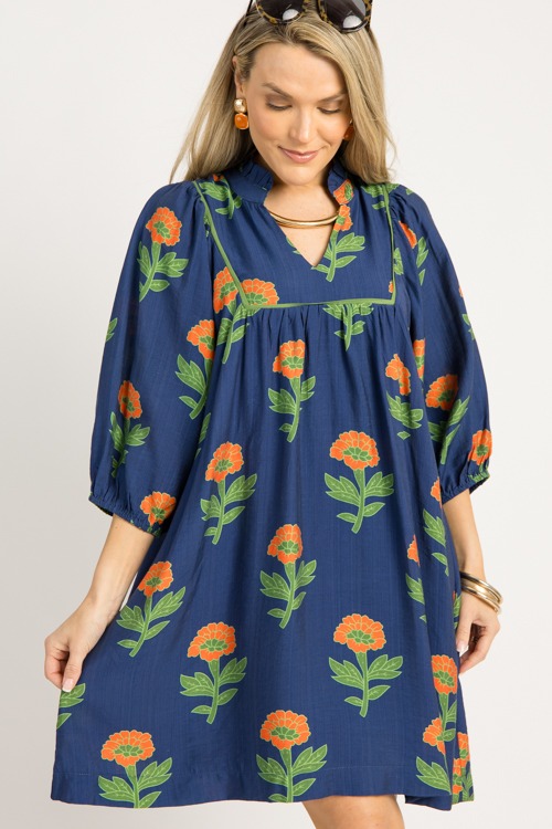 Block Print Floral Dress, Navy - 08270_451 (6).jpg