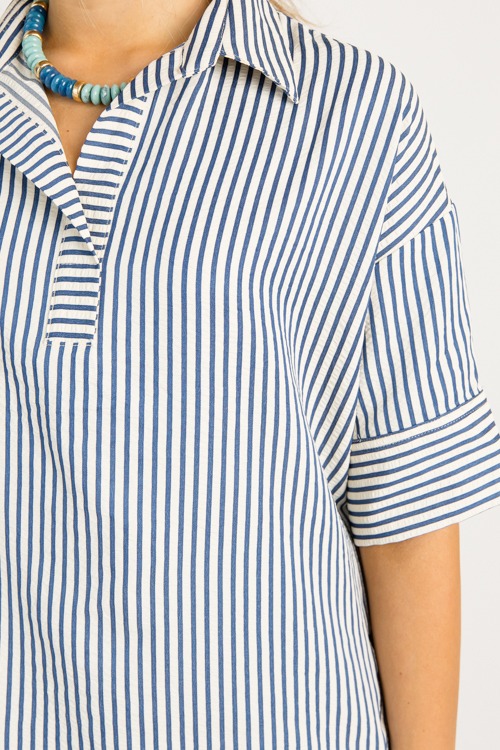 Oversized Stripe Top, Navy - 08270_505.jpg