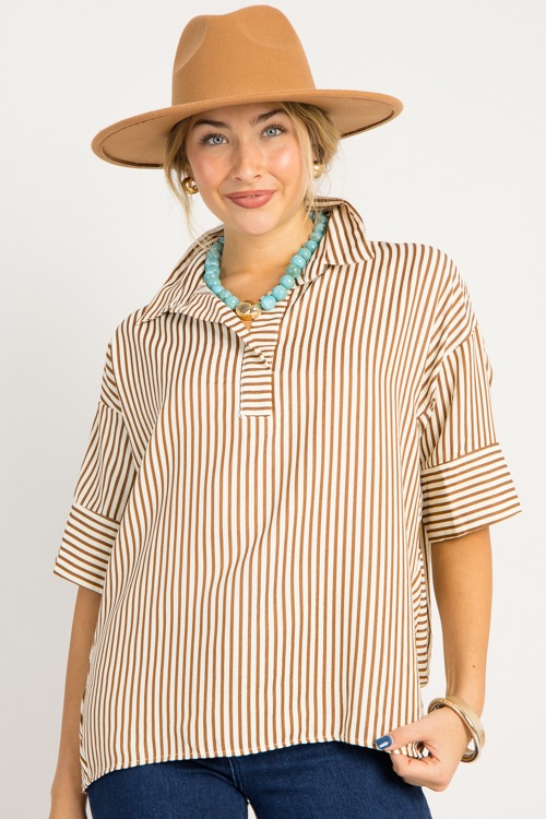 Oversized Stripe Top, Brown - 08270_572.jpg
