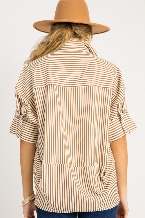 Oversized Stripe Top, Brown - 08270_595.jpg