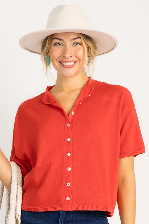 Renee Button Up Sweater, Red - 08270_6531 (3).jpg