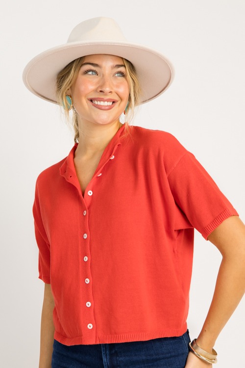 Renee Button Up Sweater, Red - 08270_6531 (7).jpg