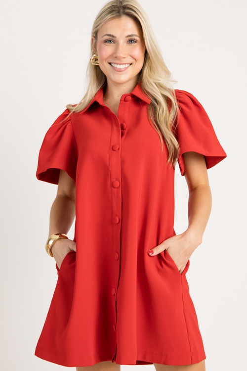 Polly Shirt Dress, Red - 0828-101.jpg