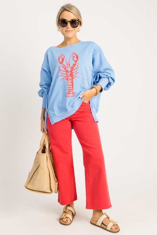 Lobster Oversized Sweatshirt, Denim - 0828-22p.jpg