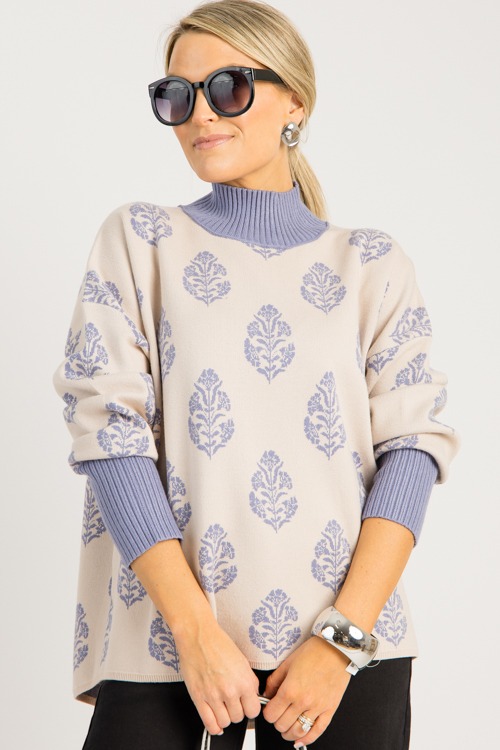 Floral Block Print Sweater, Ecru - 0828-56.jpg