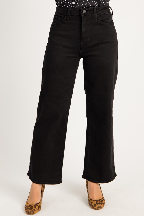 Nina Wide Leg Jeans, Black