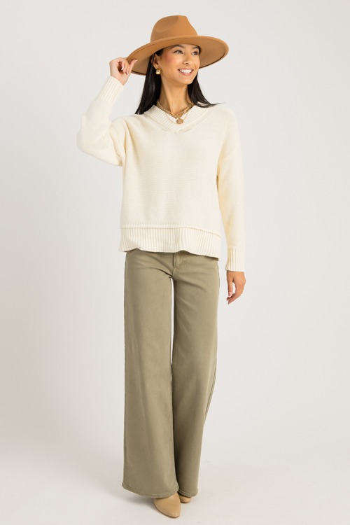 Anna V-Neck Sweater, Natural - 0829-103.jpg