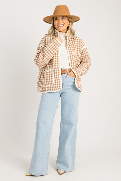 Graham Gingham Jacket, Caramel - 0829-110.jpg