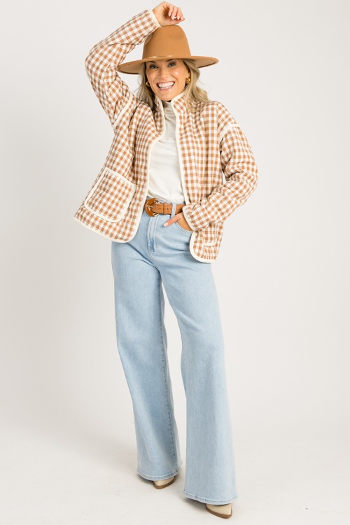Graham Gingham Jacket, Caramel - 0829-111.jpg