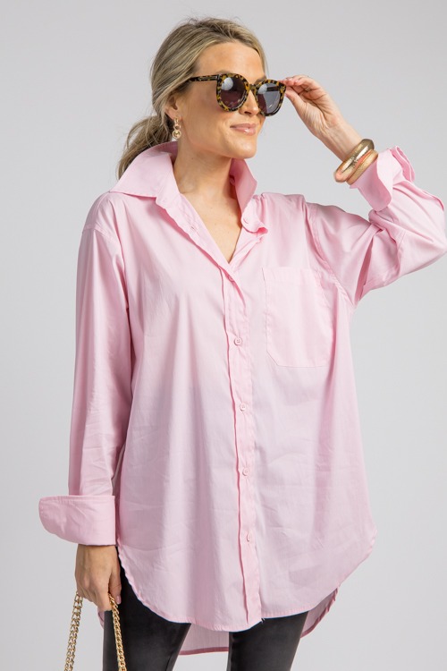 Jenni Button Down, Pink