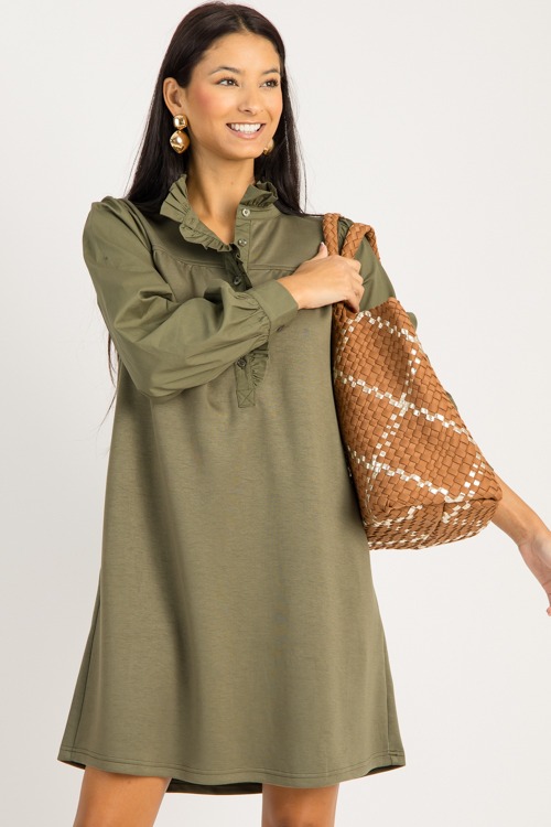 Alice Dress, Olive