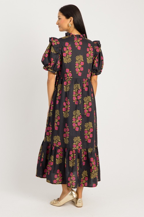 Best Wishes Floral Maxi, Black - 0829-2h.jpg
