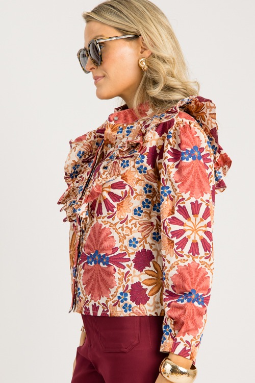 Floral Harvest Blouse, Cream Rust - 0829-49.jpg