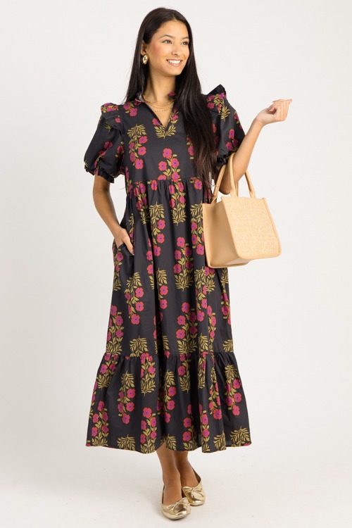 Best Wishes Floral Maxi, Black - 0829-6.jpg