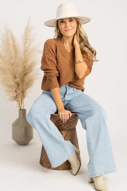Anna V-Neck Sweater, Clay - 0829-69.jpg