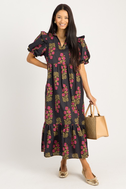 Best Wishes Floral Maxi, Black - 0829-7.jpg