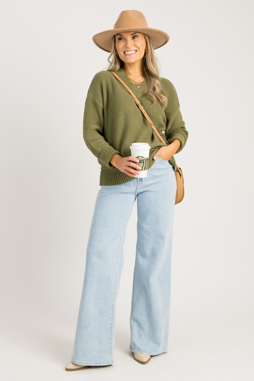 Anna V-Neck Sweater, Olive - 0829-77.jpg