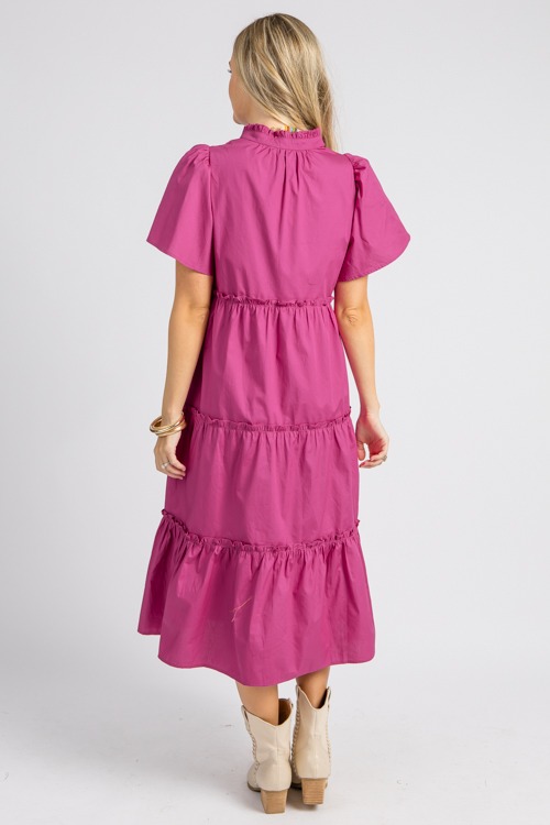 Noelle Split Neck Midi, Magenta - 0829-8.jpg