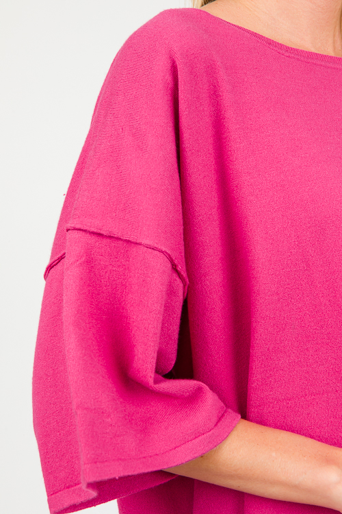 Cadence Sweater, Magenta