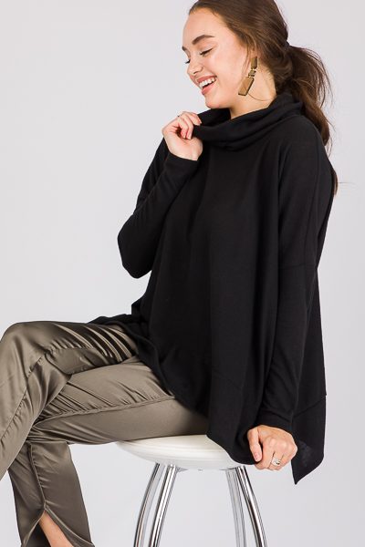 Jess Oversize Pullover, Black